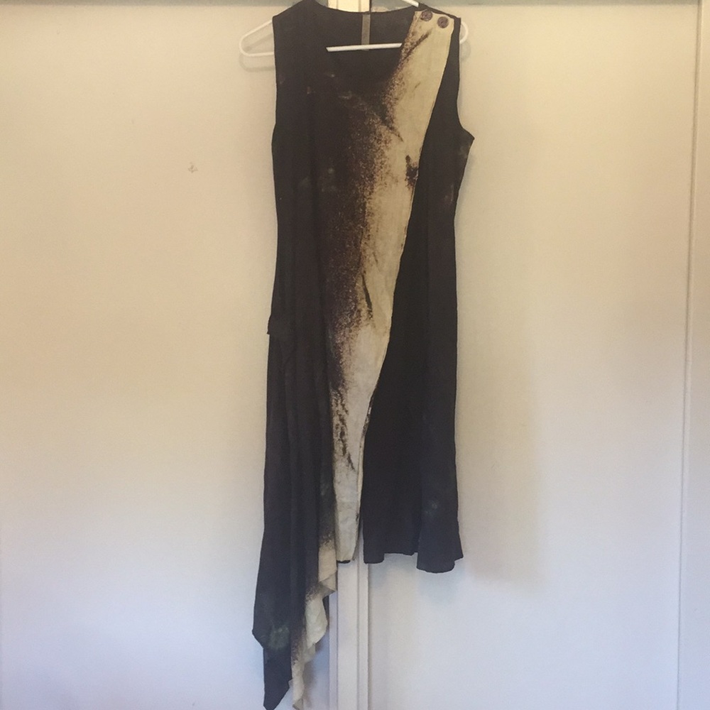 Steel Pony hand-dyed linen jumper